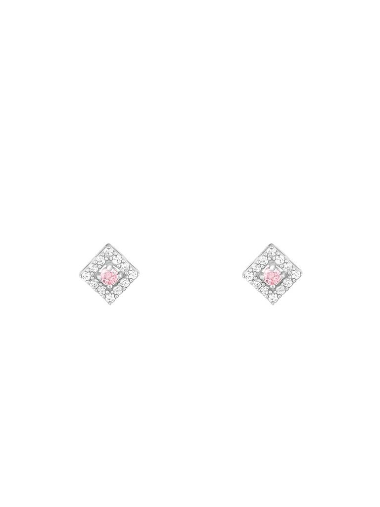 Giva 925 Sterling Silver Dazzling Cube Earrings