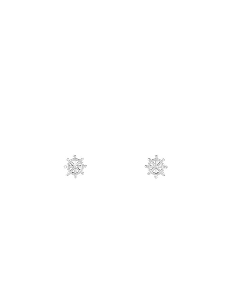 Giva 925 Sterling Silver Classic Wheel Earrings