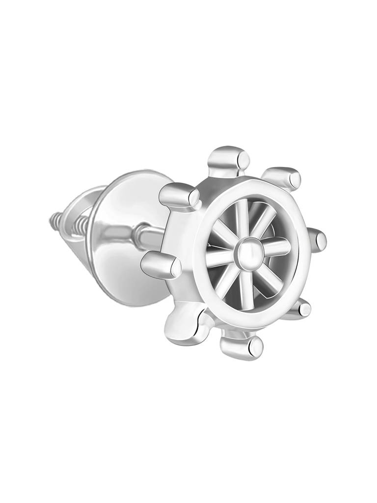 Giva 925 Sterling Silver Classic Wheel Earrings