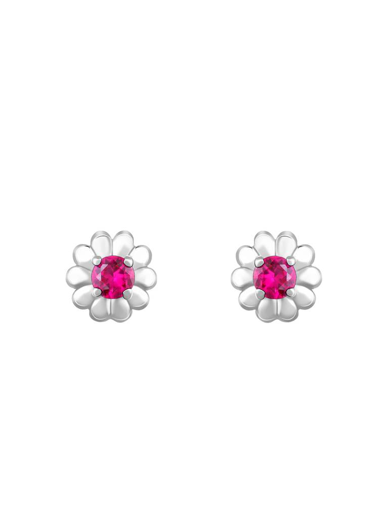 Giva 925 Sterling Silver Precious Flower Earrings