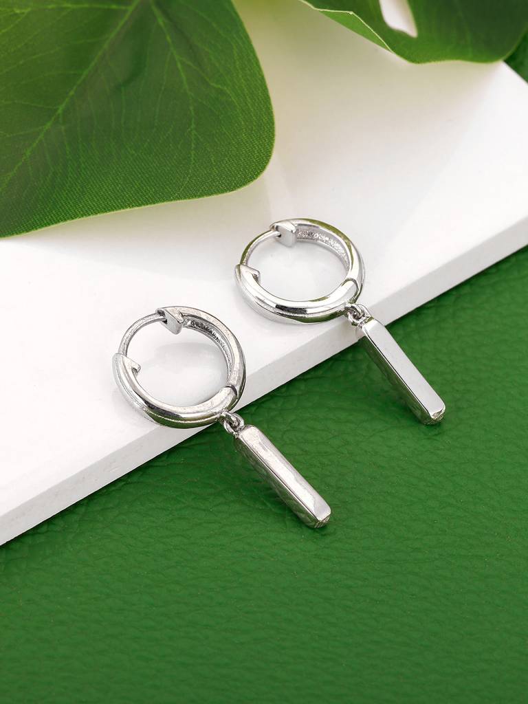 Giva 925 Sterling Silver Luminous Loop Earrings For Him/Her