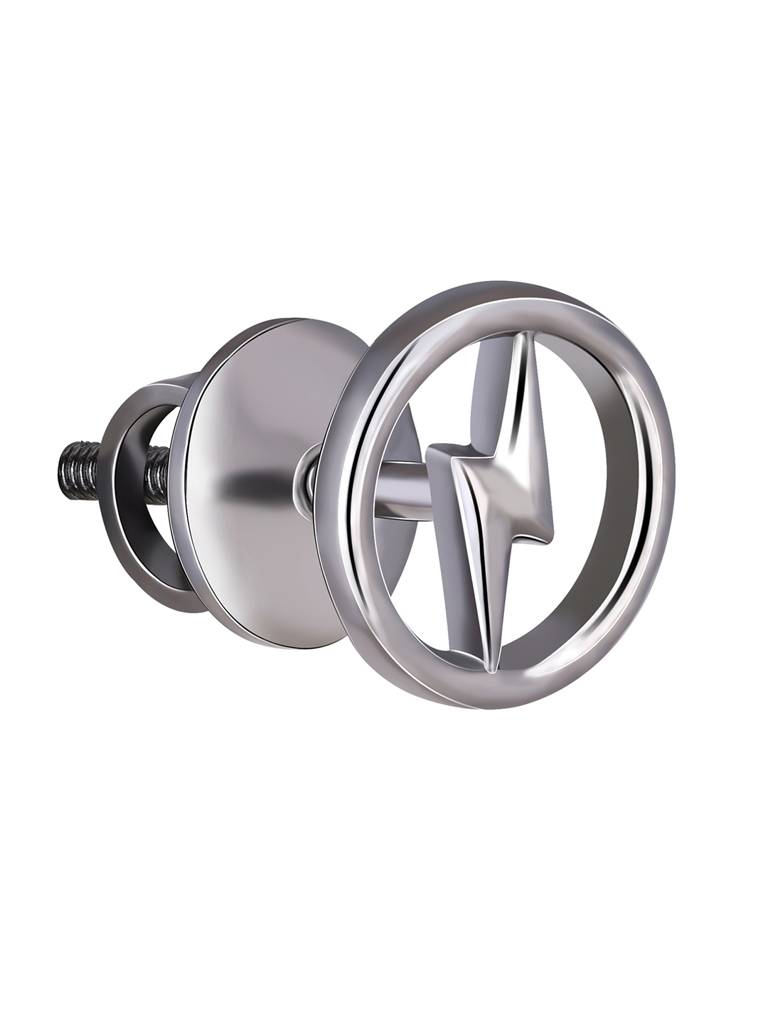 Giva 925 Sterling Silver Lightning Bolt Earrings For Him/Her