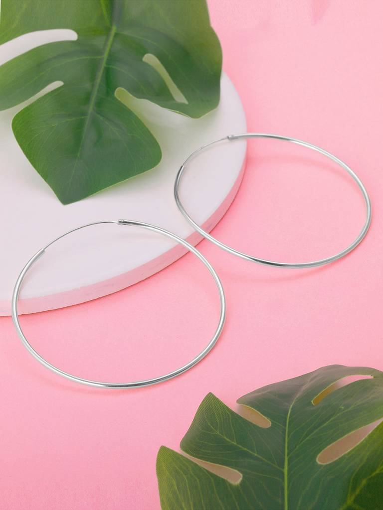 Giva 925 Sterling Silver Blissful Joy Hoop Earrings