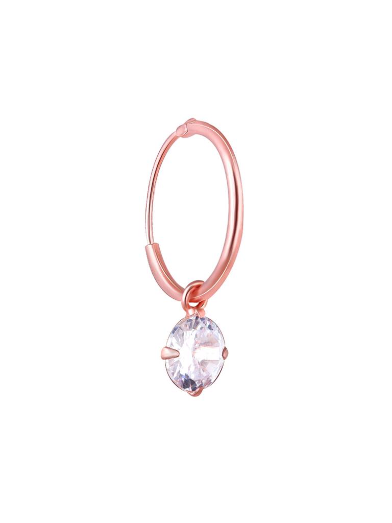 Giva 925 Sterling Silver Circle Of Glamour Earrings