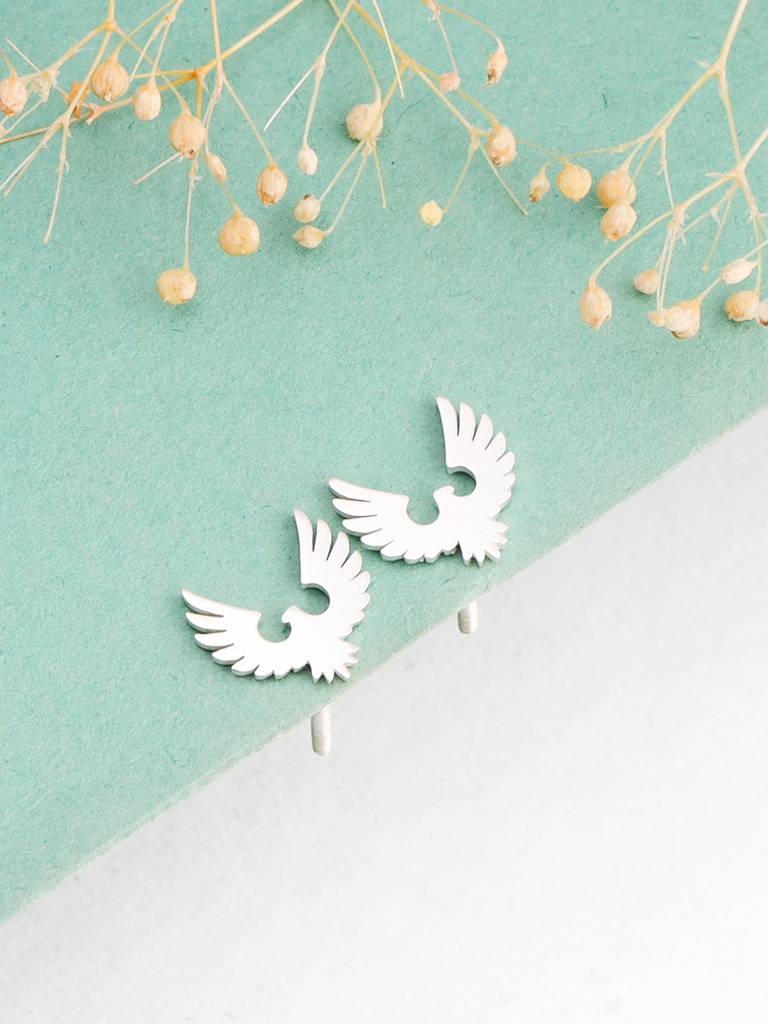 Giva 925 Sterling Silver Charming Eagle Stud