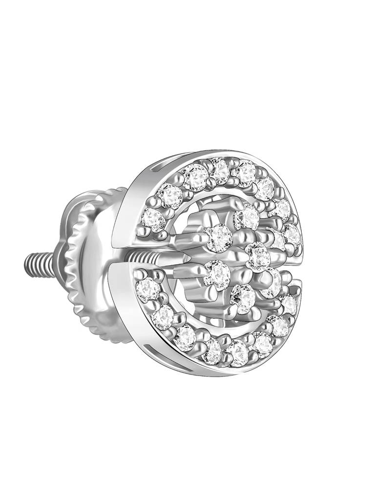 Giva 925 Sterling Silver Circular Earrings