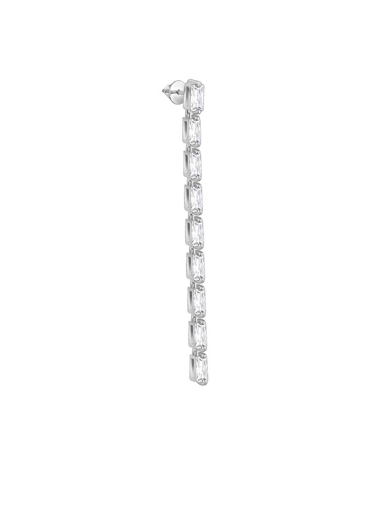 Giva 925 Sterling Silver Line Of Zircon Earrings
