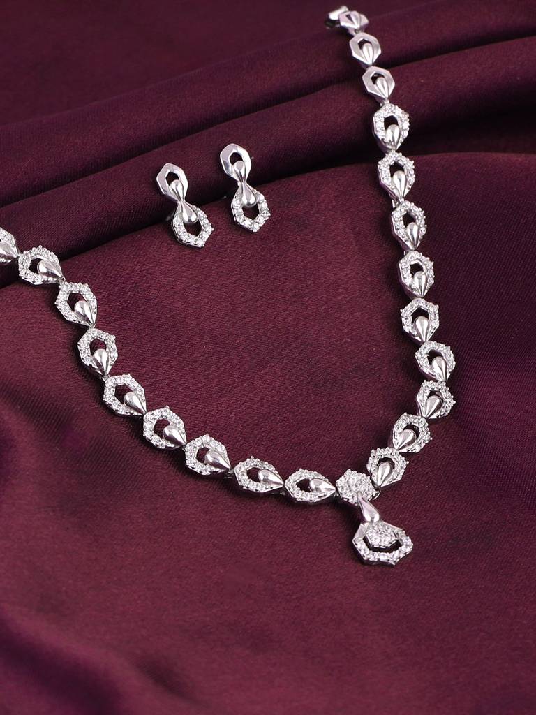 Giva 925 Sterling Silver Glittering Hexagon Set
