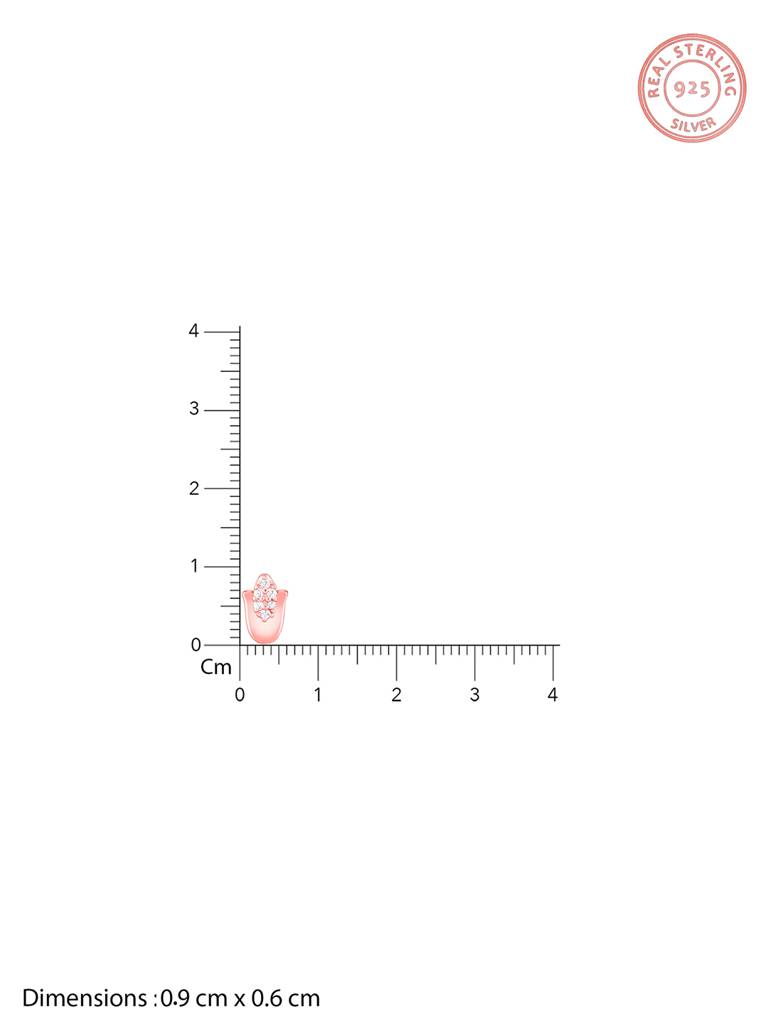 Giva 925 Sterling Silver Rose Gold Classic Hamsa Set