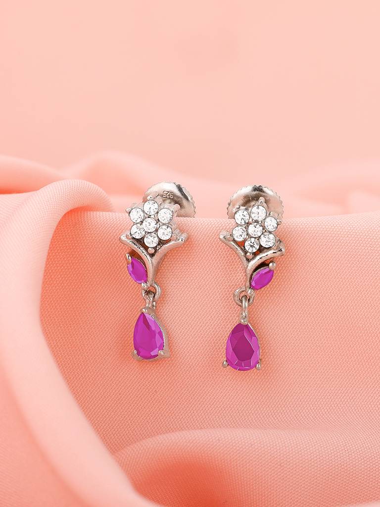 Giva 925 Sterling Silver Dewy Blossoms Earrings