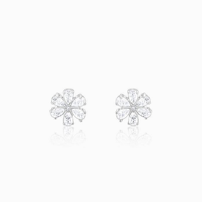 Giva 925 Silver Virtuous Flora Earrings : ER02228