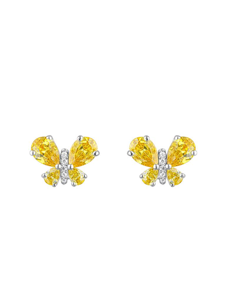 Giva 925 Sterling Silver Winged Bling Earrings