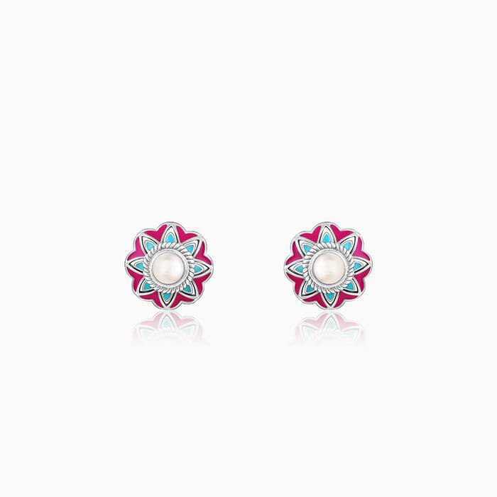 Oxidized Silver Vivid Vibe Earrings : ER02250