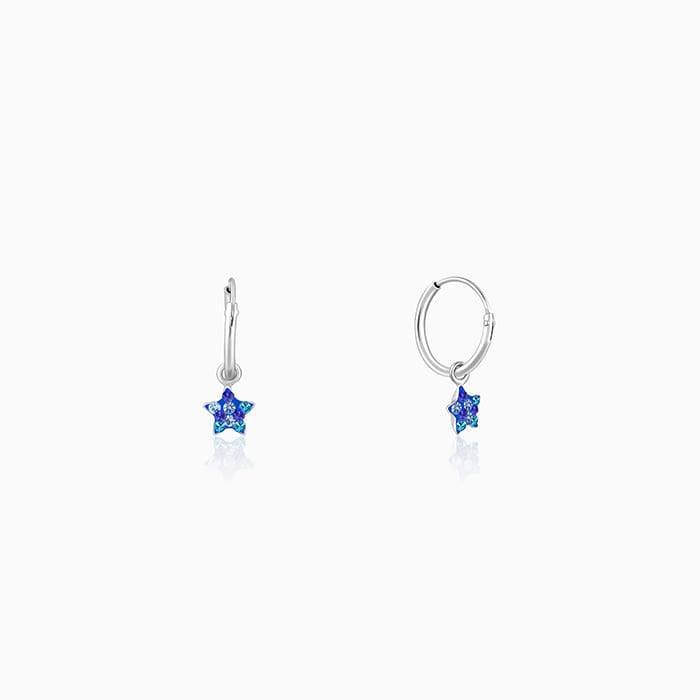 Giva 925 Sterling Silver Little Star Kids Hoop Earrings| Drops To Gift Women & Girls | Wit : ER02268