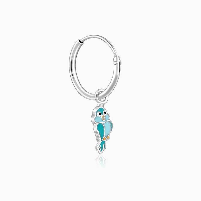Giva 925 Sterling Silver Bubbly Bird Kids Hoop Earrings|Studs To Gifts For Kids | With Cer : ER02278