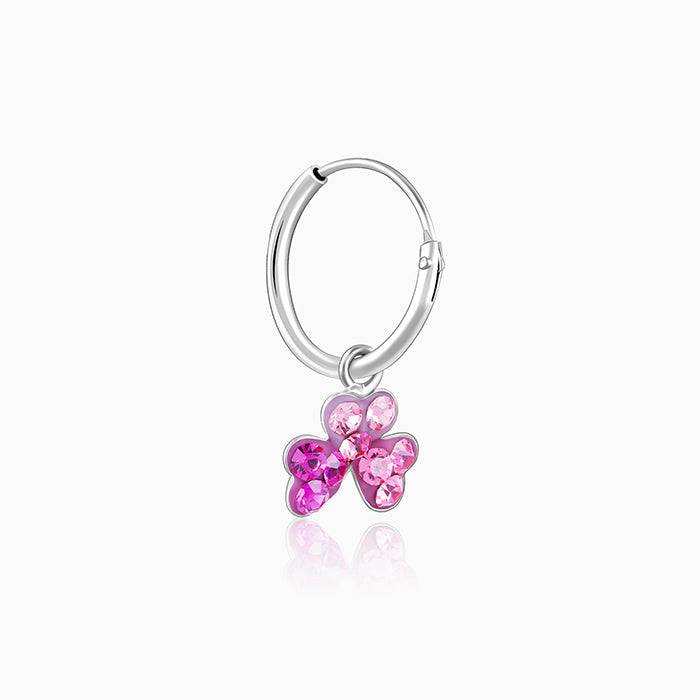 Giva 925 Sterling Silver Clover Kids Hoop Earrings| Drops To Gift Women & Girls | With Cer : ER02280