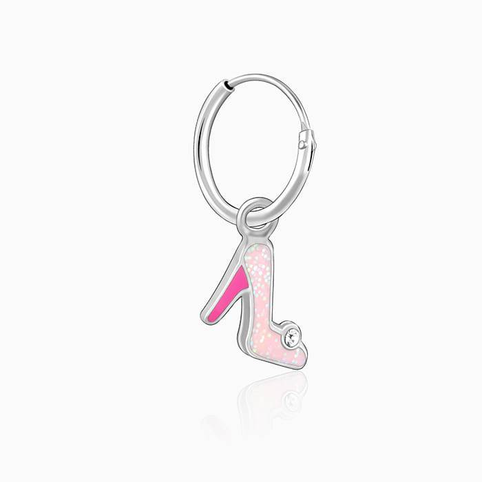 Giva 925 Sterling Silver Cinderella Shoes Kids Hoop Earrings|Studs To Gifts For Kids | Wit : ER02284