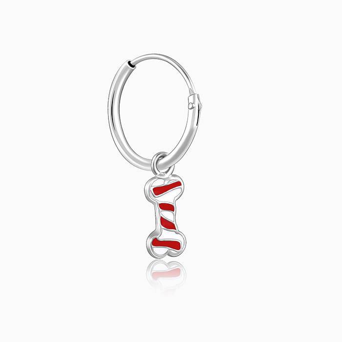 Giva 925 Sterling Silver Dog Bone Kids Hoop Earrings|Studs To Gifts For Kids | With Certif : ER02290