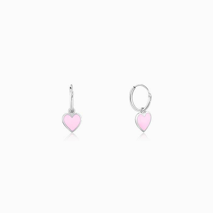 Giva 925 Sterling Silver Soothing Heart Kids Hoop Earrings|Studs To Gifts For Kids | With  : ER02297