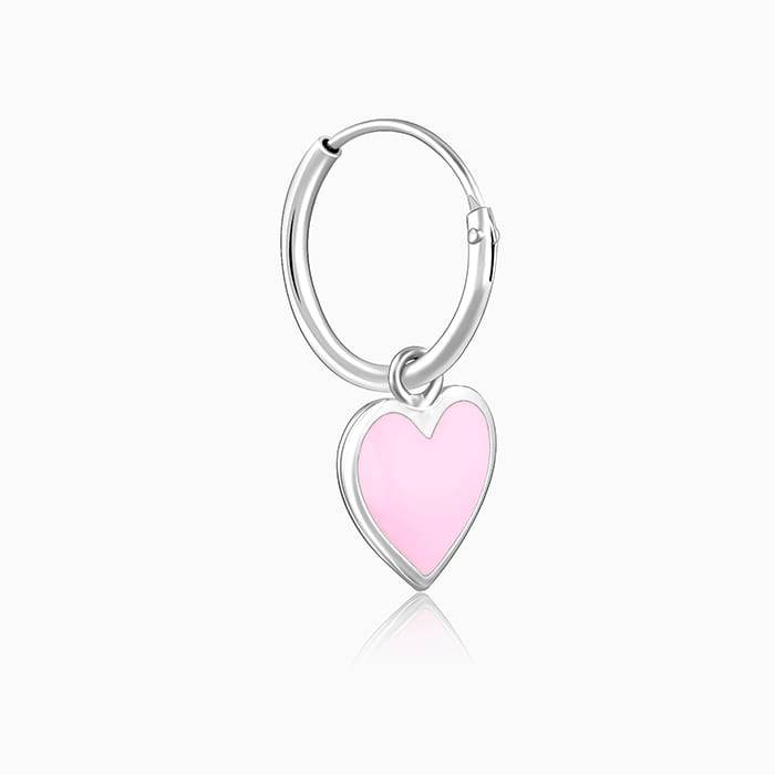 Giva 925 Sterling Silver Soothing Heart Kids Hoop Earrings|Studs To Gifts For Kids | With  : ER02297