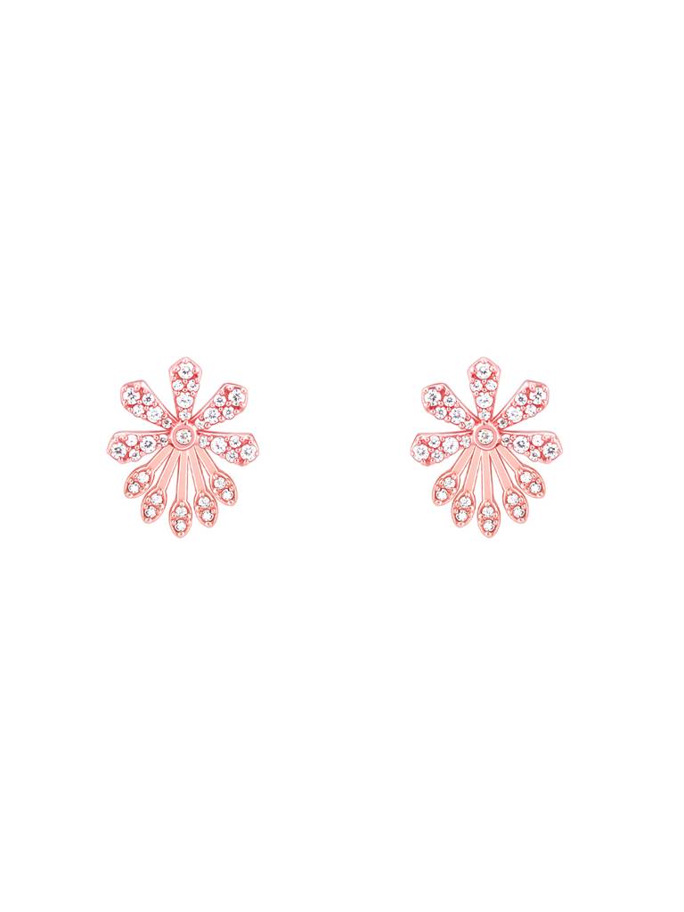 Giva 925 Sterling Silver Bhumi Rose Gold Melodic Musli Convertible Earring
