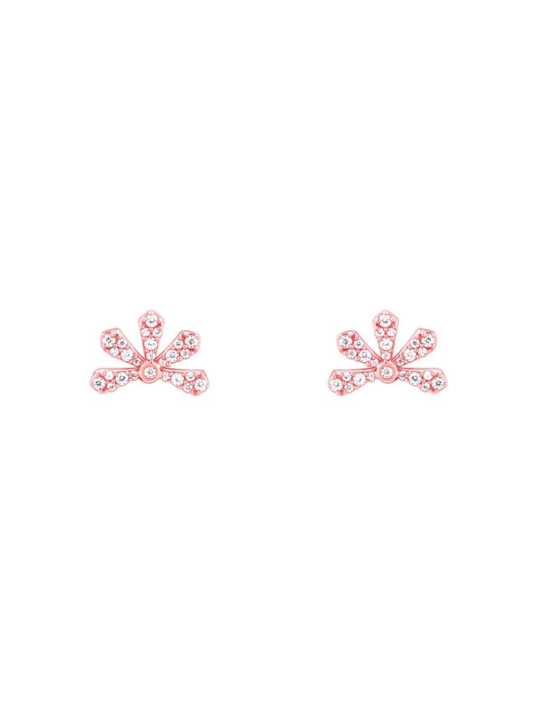 Giva 925 Sterling Silver Bhumi Rose Gold Melodic Musli Convertible Earring