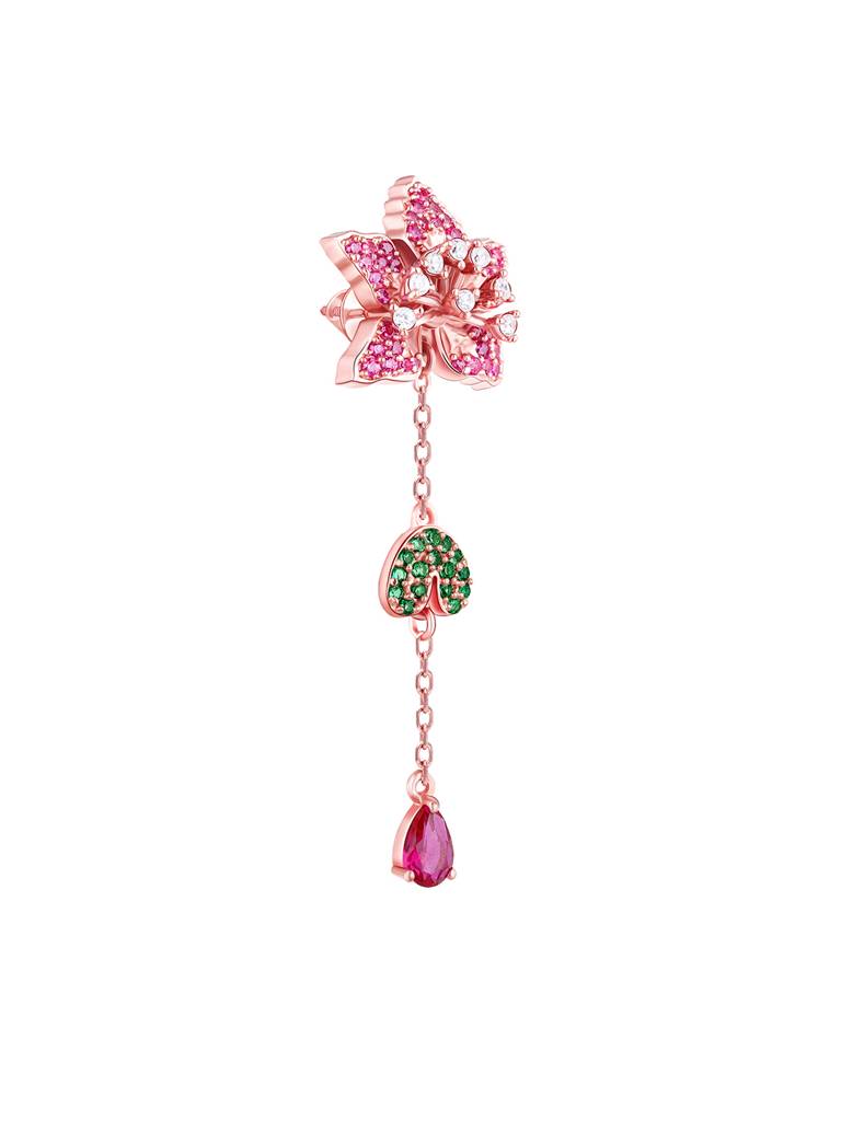 Giva 925 Sterling Silver Bhumi Rose Gold Rani Ebony Earrings