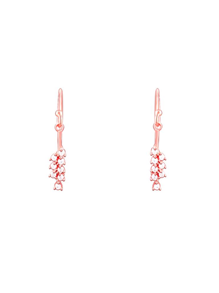 Giva 925 Sterling Silver Bhumi Rose Gold Simply Bell Mallow Earring