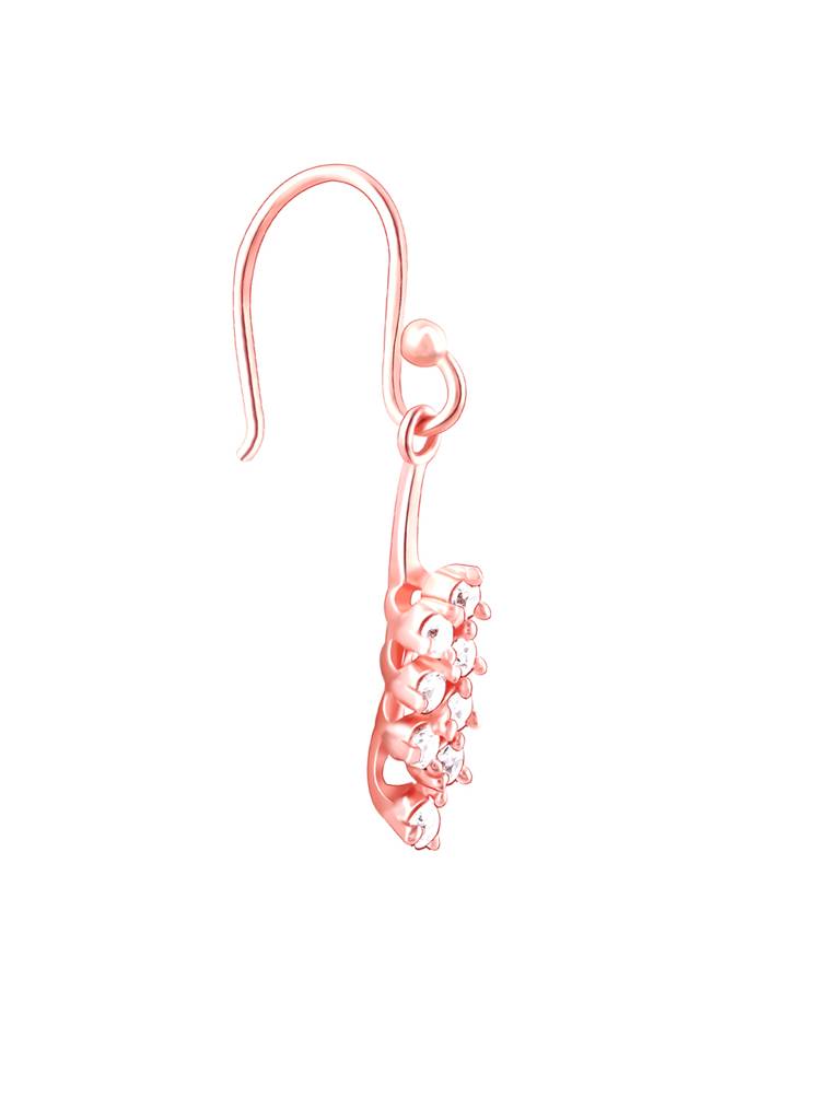 Giva 925 Sterling Silver Bhumi Rose Gold Simply Bell Mallow Earring