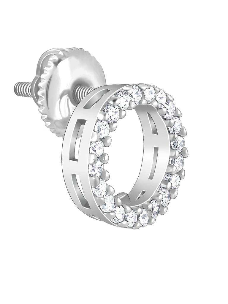 Giva 925 Sterling Silver Circle Of Joy Earrings