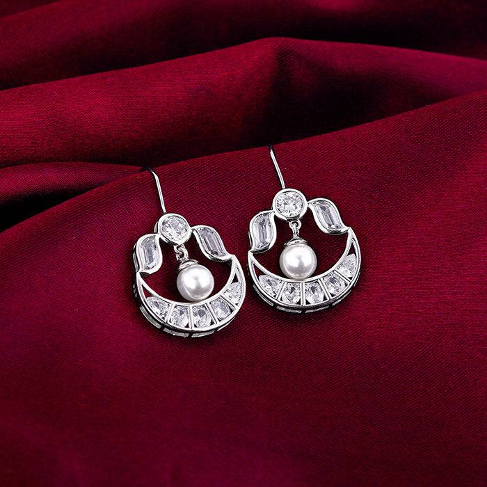 Giva 925 Sterling Silver Ayesha Earrings| Drops To Gift Women & Girls | With Certificate O : ER02419