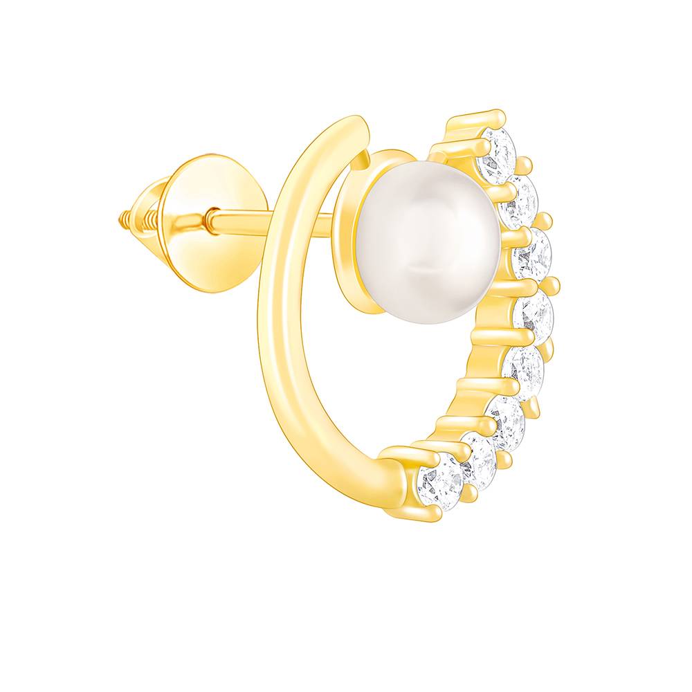 Giva 925 Silver Golden Encanto Earrings : ER02441