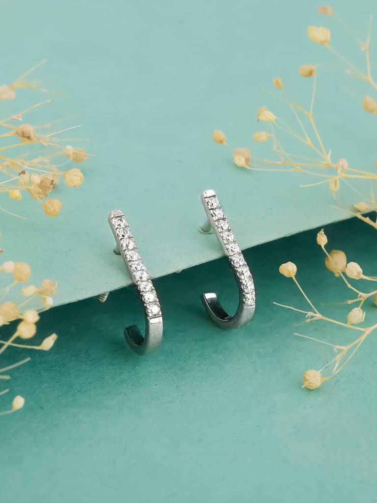 Giva 925 Sterling Silver Jazzy Bali Earrings