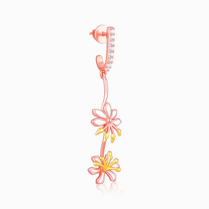 Giva 925 Silver Bhumi Rose Gold Safed Musli Danglers : ER02491