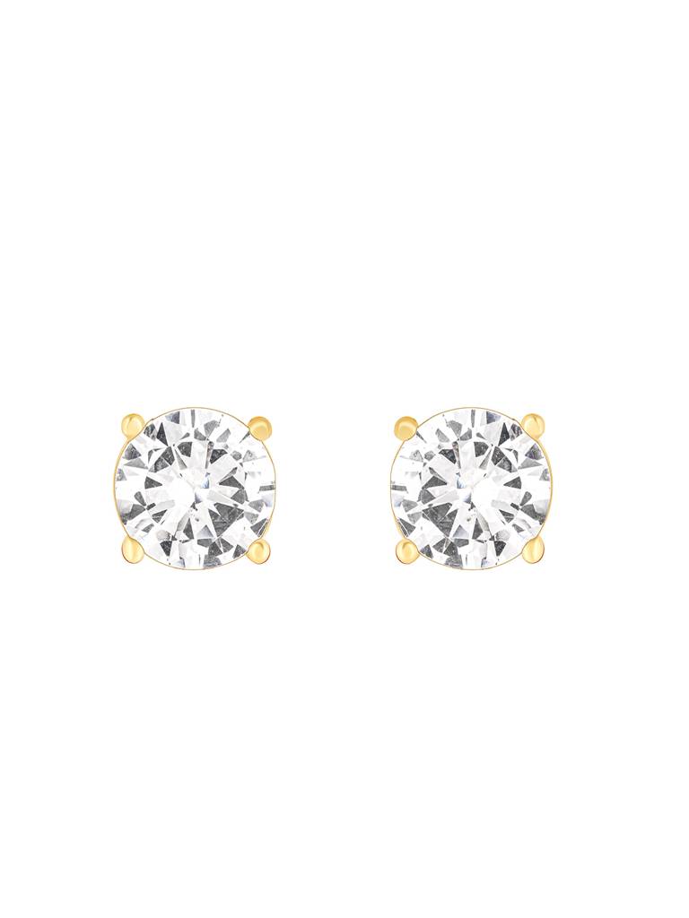 Giva 925 Sterling Silver Golden Zircon Earrings