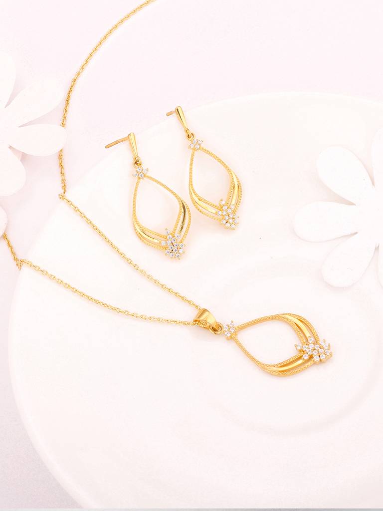 Giva 925 Sterling Silver Golden Princess Set