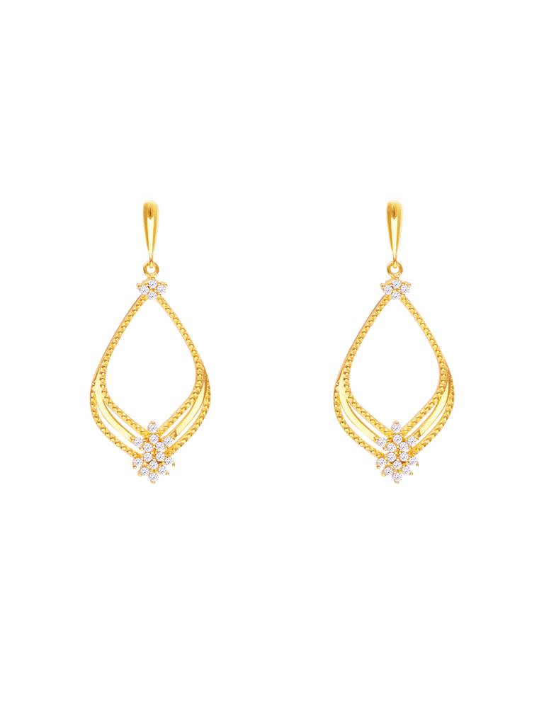 Giva 925 Sterling Silver Golden Princess Earrings