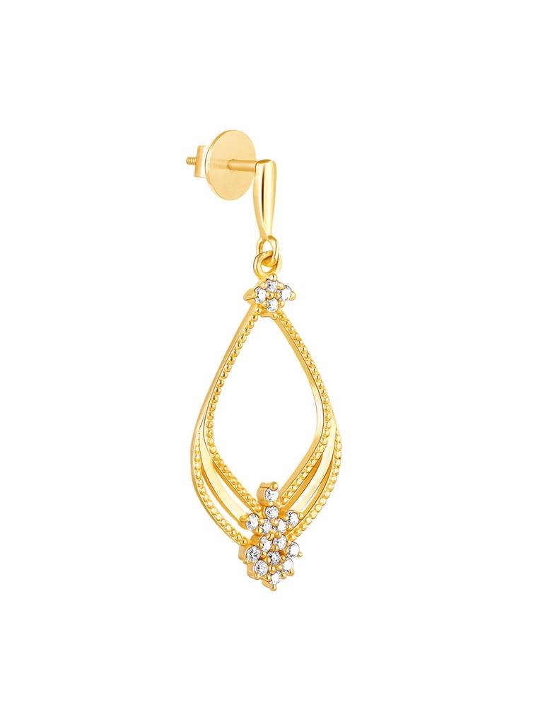 Giva 925 Sterling Silver Golden Princess Earrings