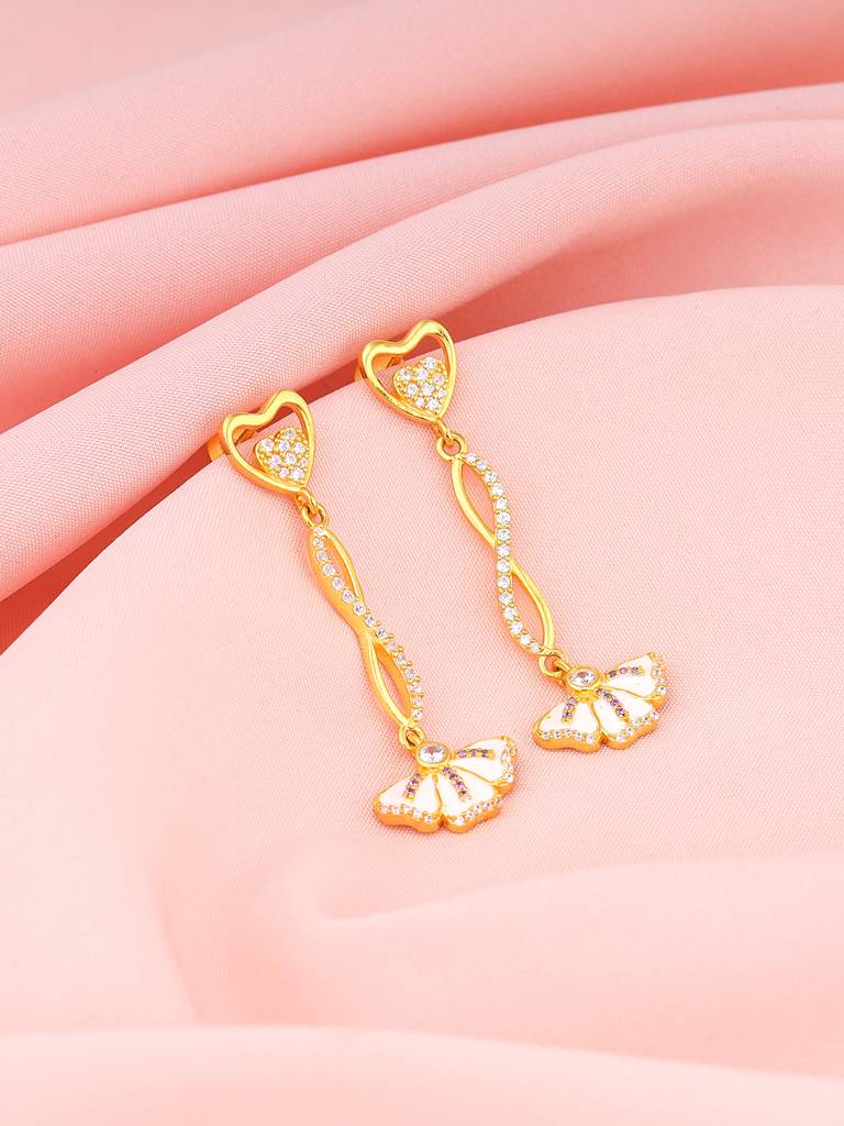 Giva 925 Sterling Silver Bhumi Golden Eye Bright Affection Earring