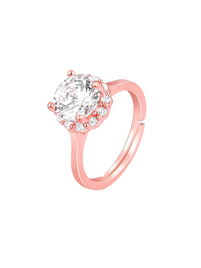 925 Silver Rose Gold Eve Beauty Set For Women And Girls : ER02518PD02276R0118