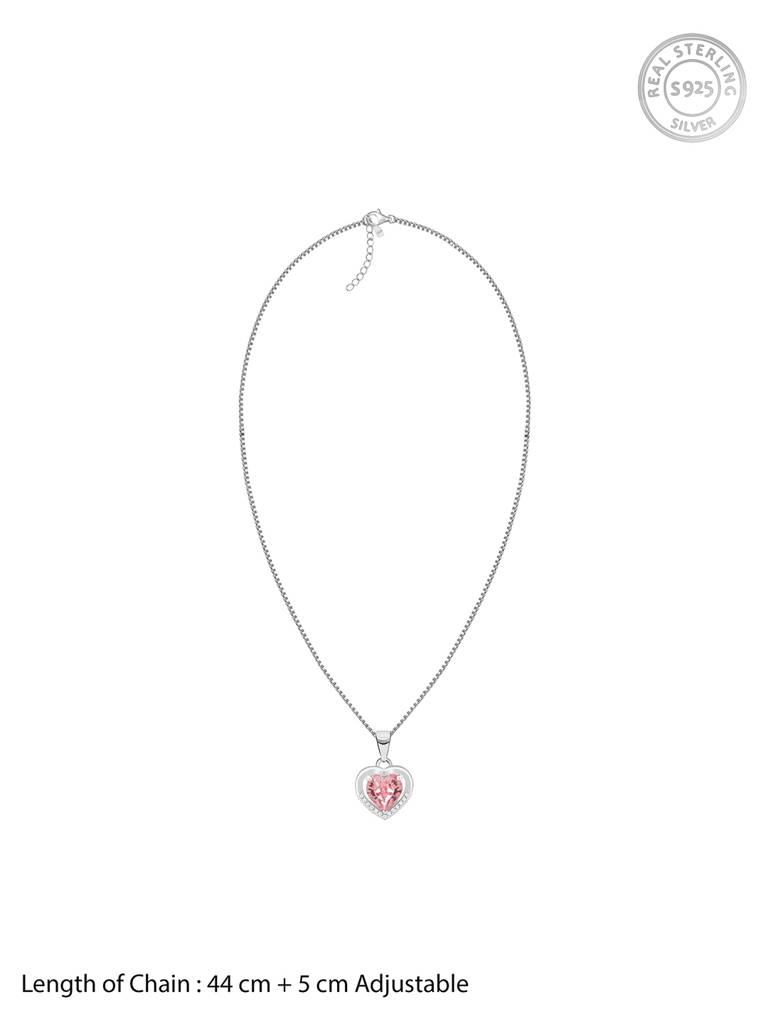 925 Silver Valentine Set Of Two For Women And Girls : ER02524PD088