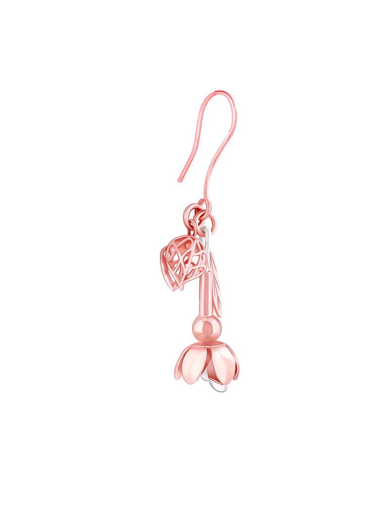 Giva 925 Sterling Silver Bhumi Rose Gold Blooming Brahma Earring