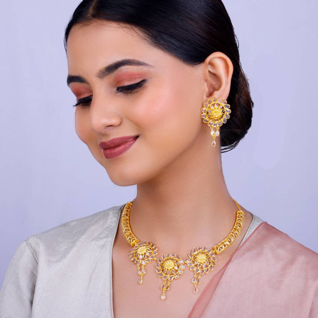 925 Silver Shub Mangal Set For Women : ER02541PD02296