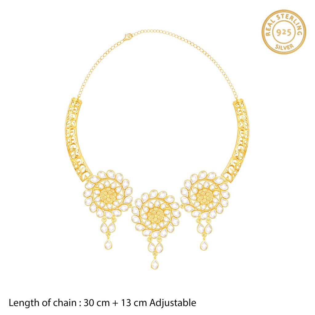 925 Silver Shub Mangal Set For Women : ER02541PD02296