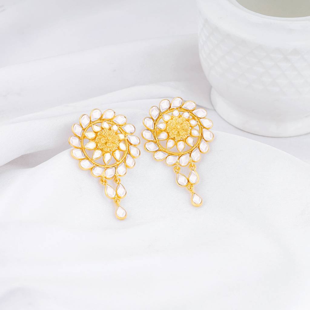 925 Silver Shub Mangal Set For Women : ER02541PD02296