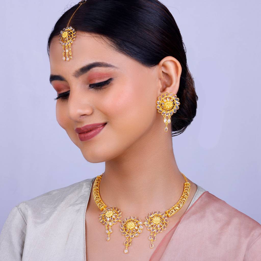 Giva 925 Sterling Silver Sajh Dhaj Ke Set| Gifts For Women And Girls | With Certificate Of : ER02541PD02296MT03
