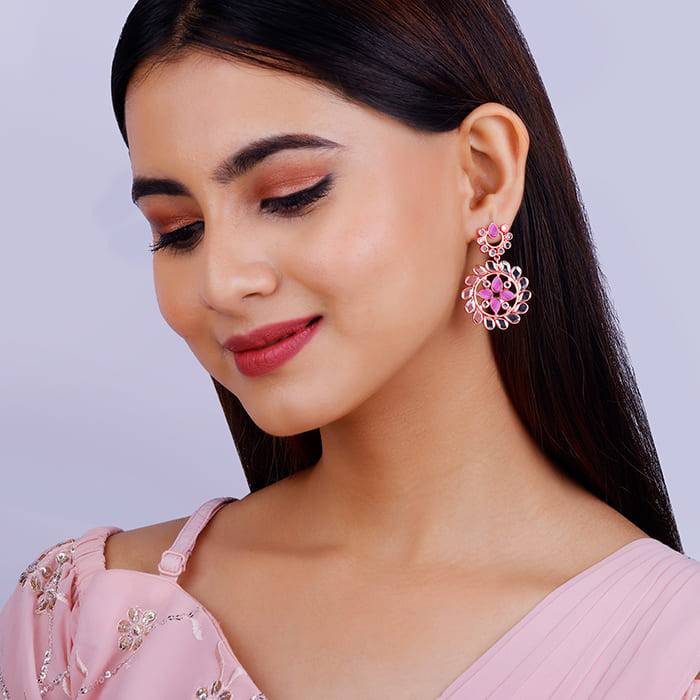 Giva 925 Silver Ghoomar Earrings : ER02547