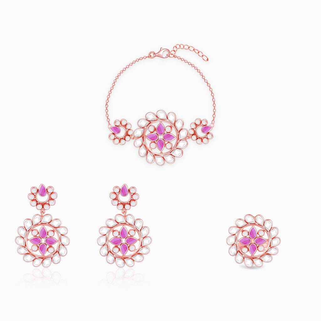 Giva 925 Sterling Silver Ghoomar Set| Gifts For Women And Girls | With Certificate Of Auth : ER02547R01632BR0961