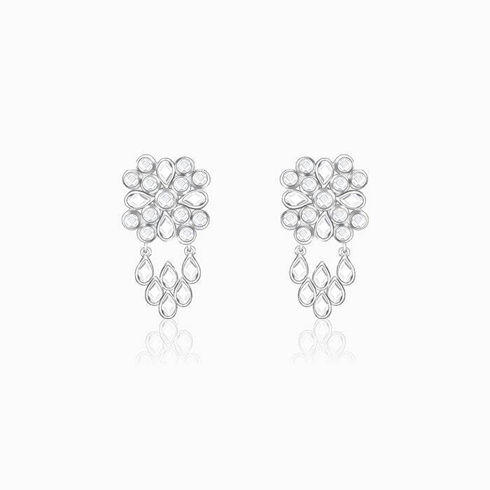 925 Silver Sawarne Lage Earrings For Women : ER02548