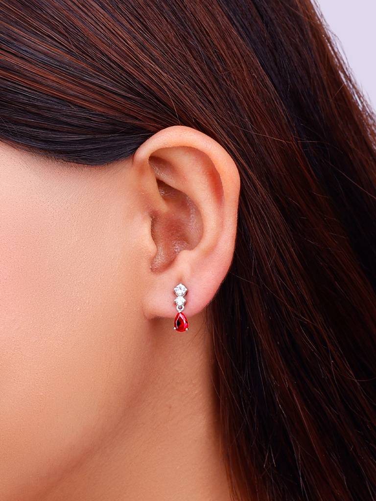 925 Silver We Fell In Love Earrings For Womens And Girls : ER02567